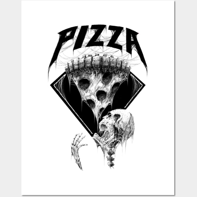 Pizza Til Death 1 Wall Art by BlackworldsArt